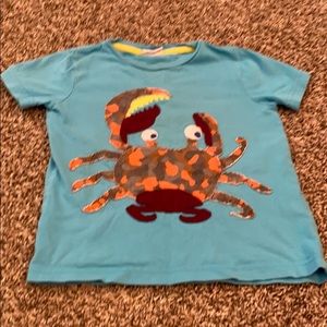 Mini Boden short sleeve appliqué t-shirt